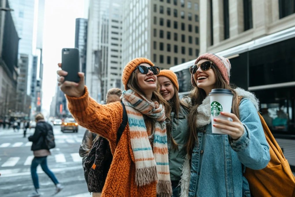 Pumpkin Spike Latte Selfies