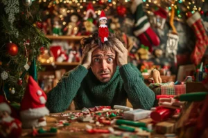 Frazzled dad out of elf on the shelf ideas