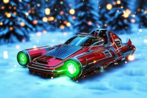 Santas New Solar EV Sleigh