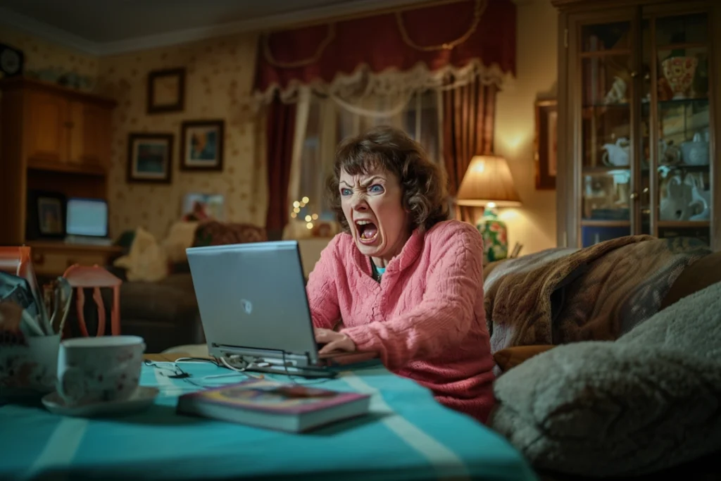 woman angry at Facebook for deleting all of her posts due to honesty feature