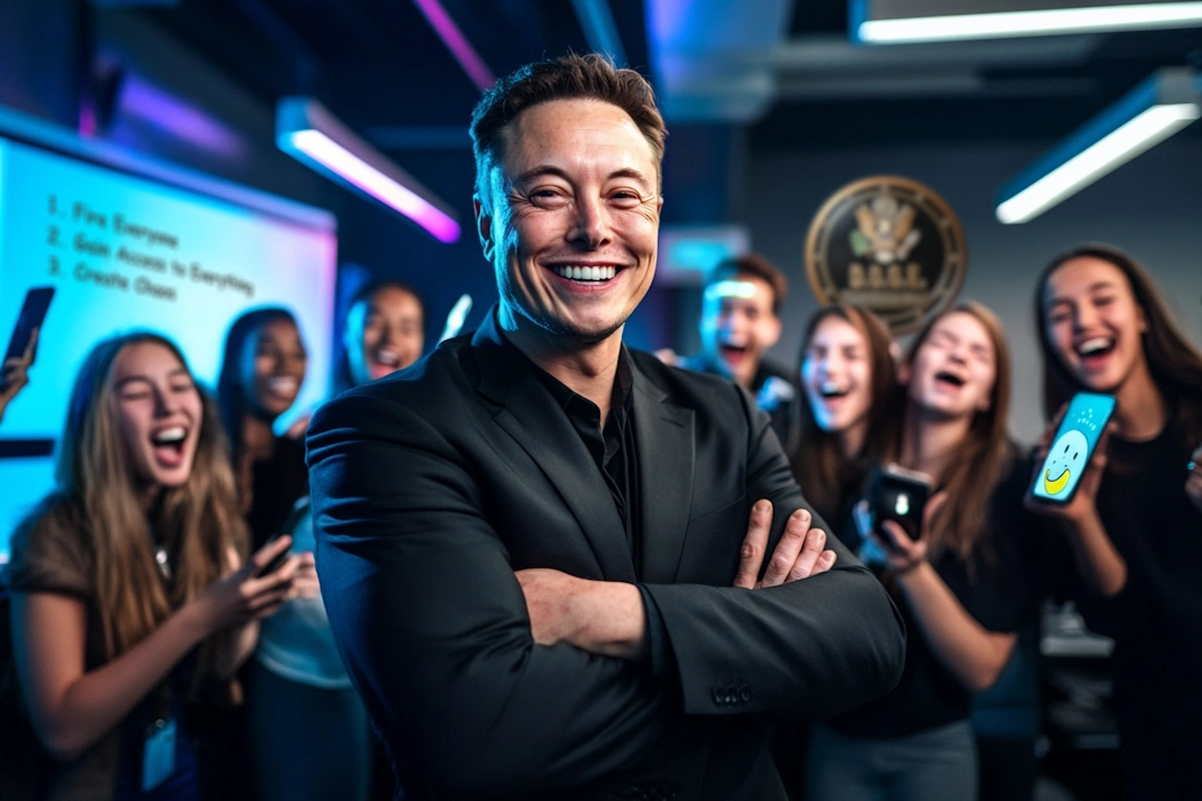 Elon Musk and DOGE staff