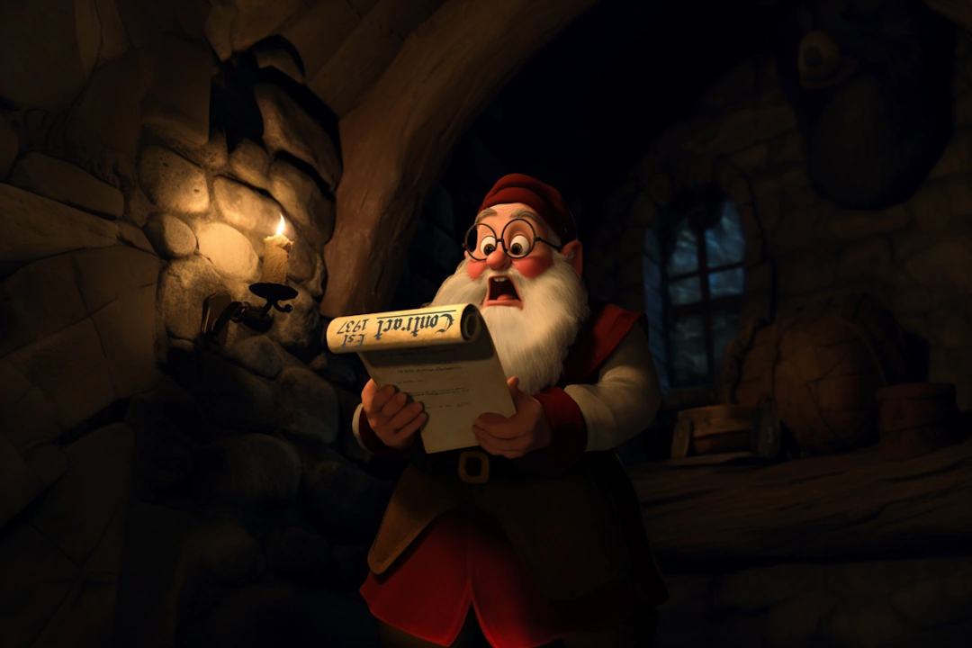 Doc Surprised Reading Contract from 1937