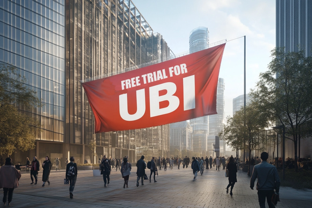 Free Trial for UBI Banner Over City
