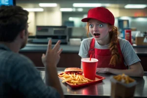 McDonald's Employee Wide-Eyed When Asked What's In the McRib
