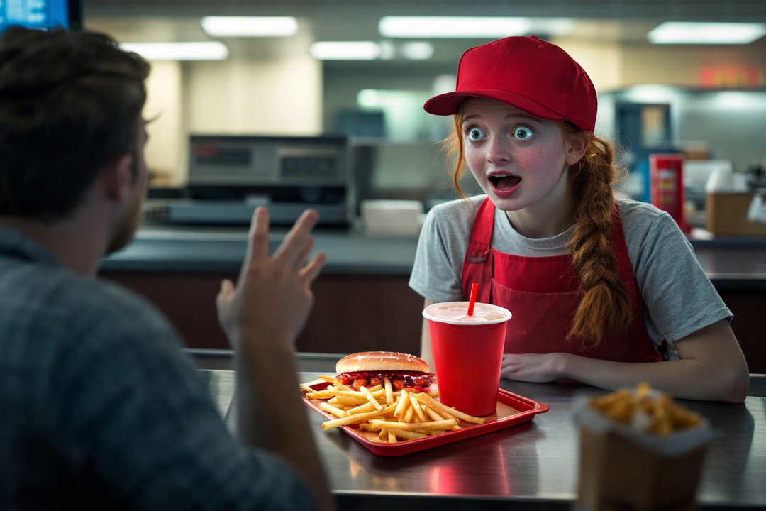 McDonald's Employee Wide-Eyed When Asked What's In the McRib