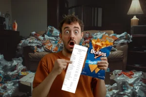 man surprised his munchies went through $300 worth