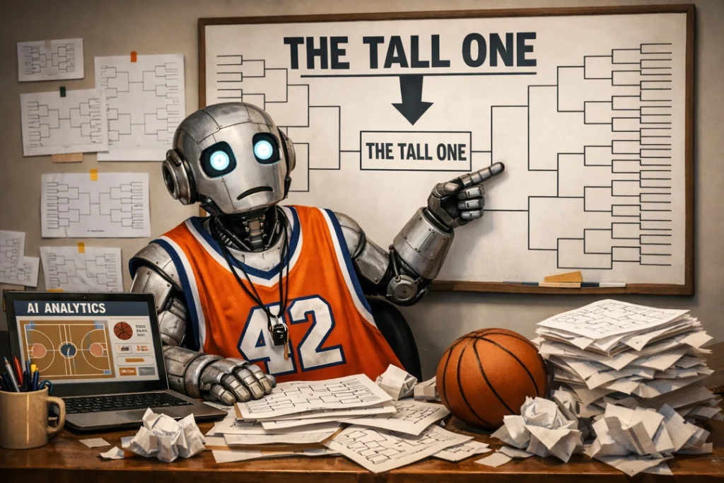 Nation Outsources March Madness Brackets to AI, Asks AI to Also Care About the Outcome